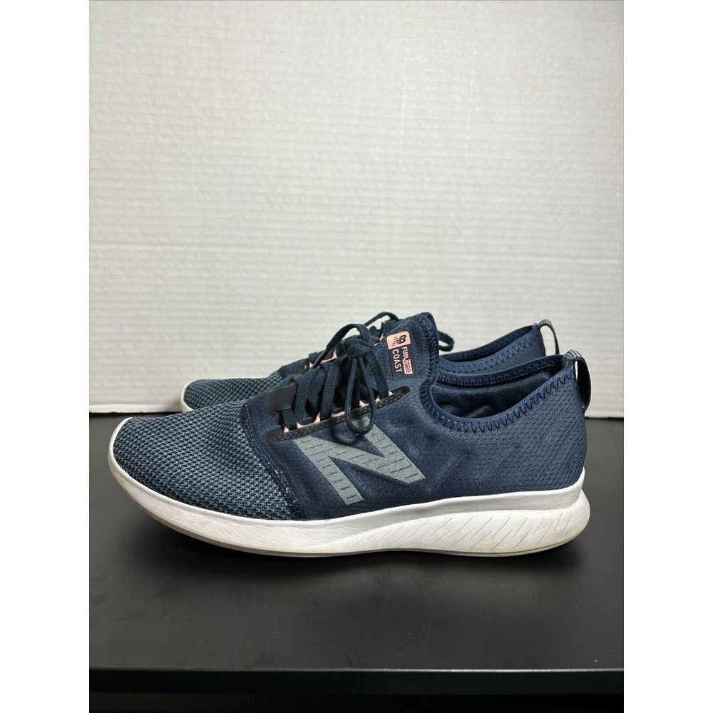 New Balance FuelCore Coast Running Shoes Women's Size 9 Comfort Cushion Low Navy